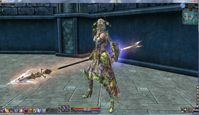 DemonSpear with level 70 Armor