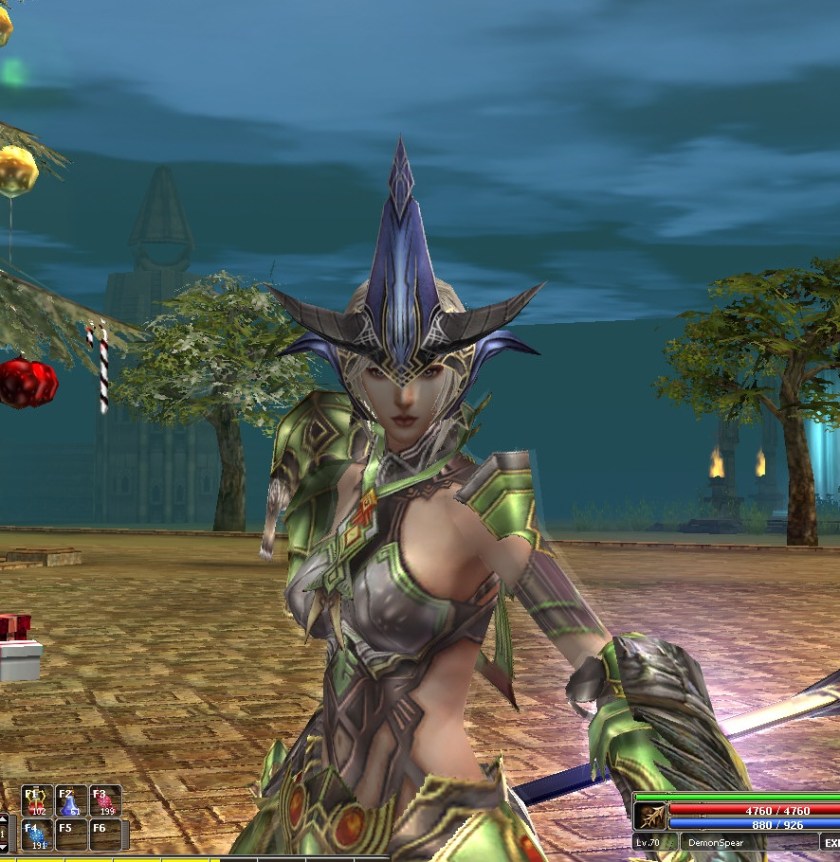 DemonSpear with level 70 Helm