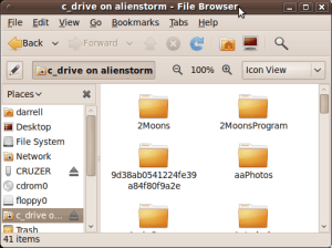 Looking into a Vista x64 machine