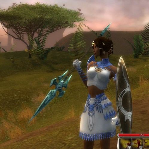 Sunspear Armor in Blue