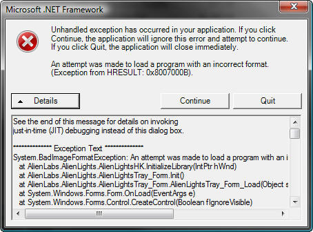 (dot)Net Exception