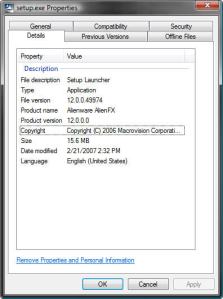 Installer Information
