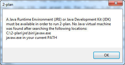 Java cannot be found in the Path.