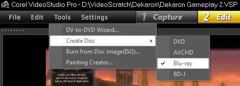 Create Disk Menu