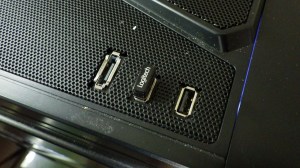 Logitech Receiver on Case