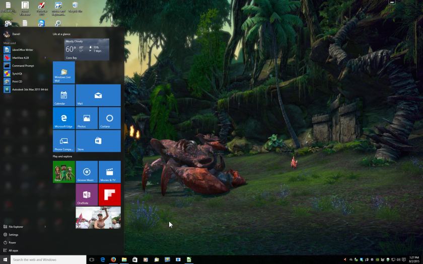 Windows 10 Start Menu