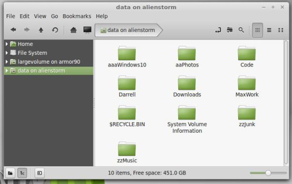 See Files on Another System