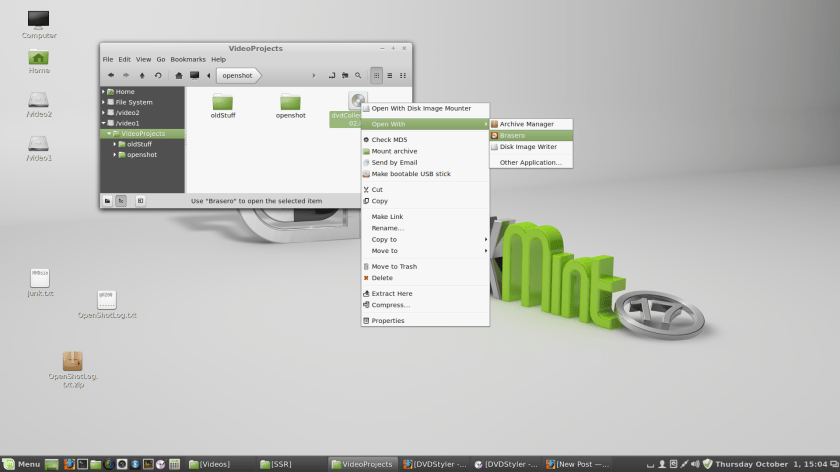 Burn a DVD from 2015-10-01 15:04:39