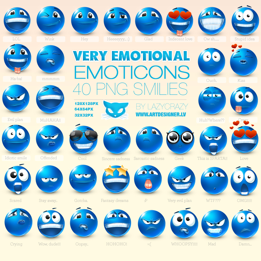 LazyCrazy Emoticons – posted so I can use them by&nbsp;reference