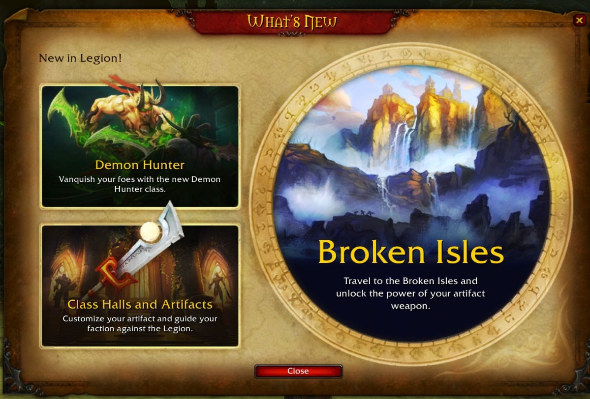 Wow – Legion&nbsp;Gripes