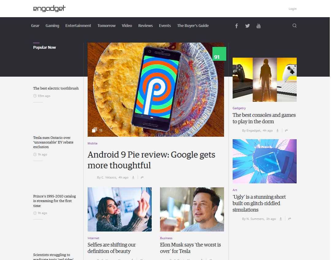 Engadget – Advertising to the&nbsp;Max