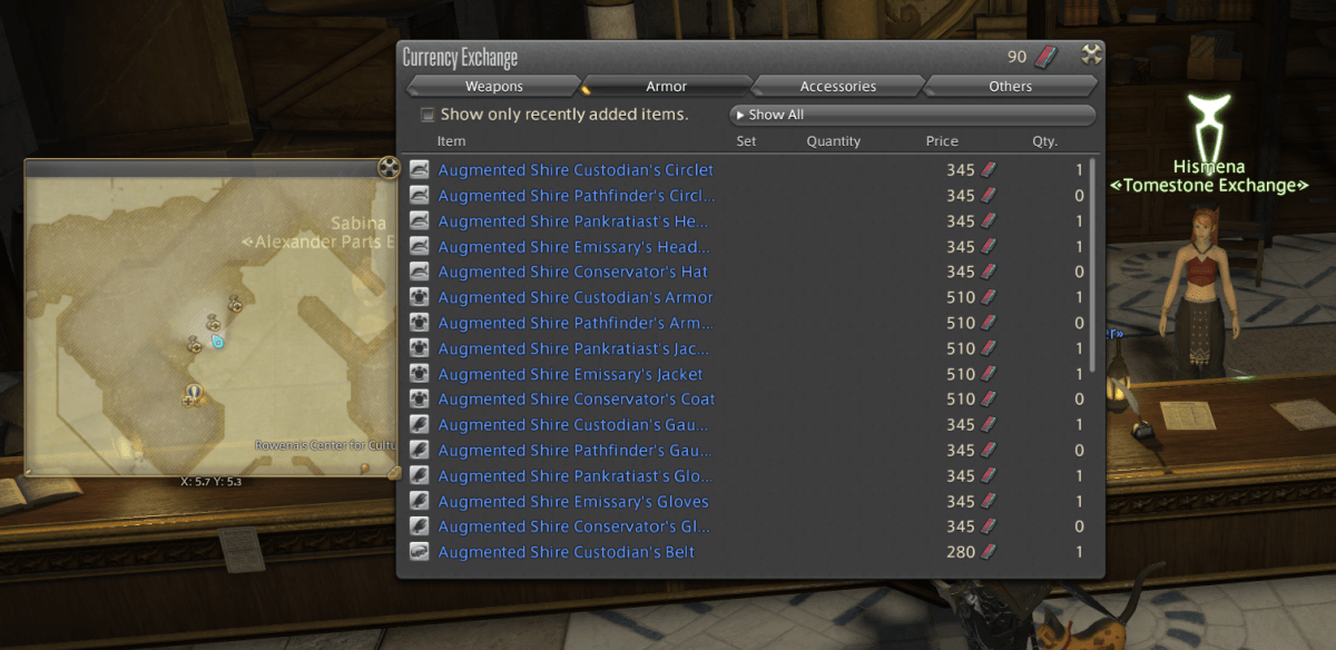 Gear Upgrades After&nbsp;5.3