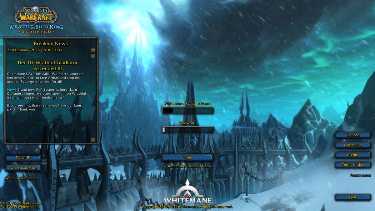 Whitemane Frostmourne Experience